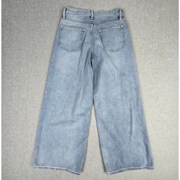 Gap Womens Size 27/4R Baggy Mid Rise Light Wash Jeans - Picture 2 of 16